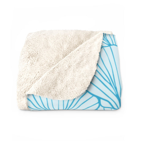 Clam Sherpa Fleece Blanket