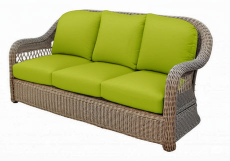 Arcadia Patio Outdoor 3 Pc Sofa and Table Set by South Sea Rattan 77303-3PC-SET