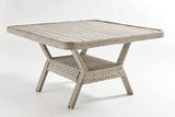 Mayfair Outdoor Dining Chat Table with Poly Top 77818 by South Sea Rattan