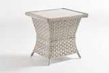Mayfair Outdoor End Table w/Poly Top 77841 by South Sea Rattan