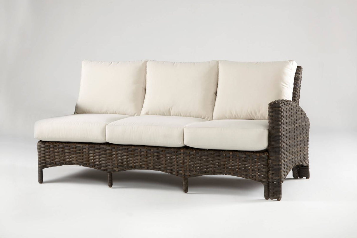 Panama All Weather Patio Right Side Sectional Loveseat Model 78472 By South Sea Rattan
