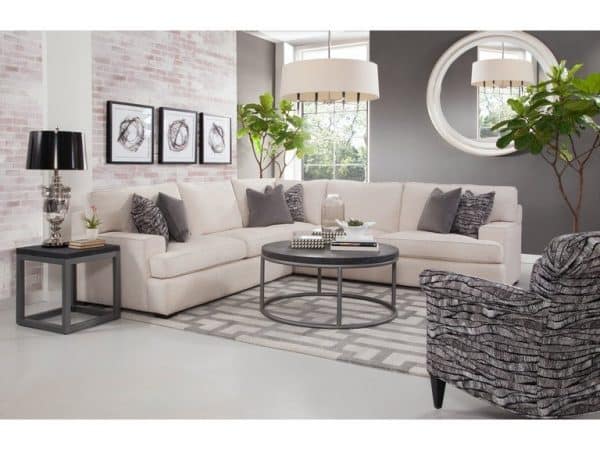 Bridgetown Indoor 3-Piece Corner Sectional by Braxton Culler Made in the USA Model 785-3PC-SEC