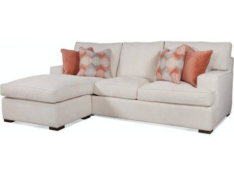 Bridgetown Indoor Sofa with Reversible Ottoman by Braxton Culler Made in the USA Model 785-C04/C09