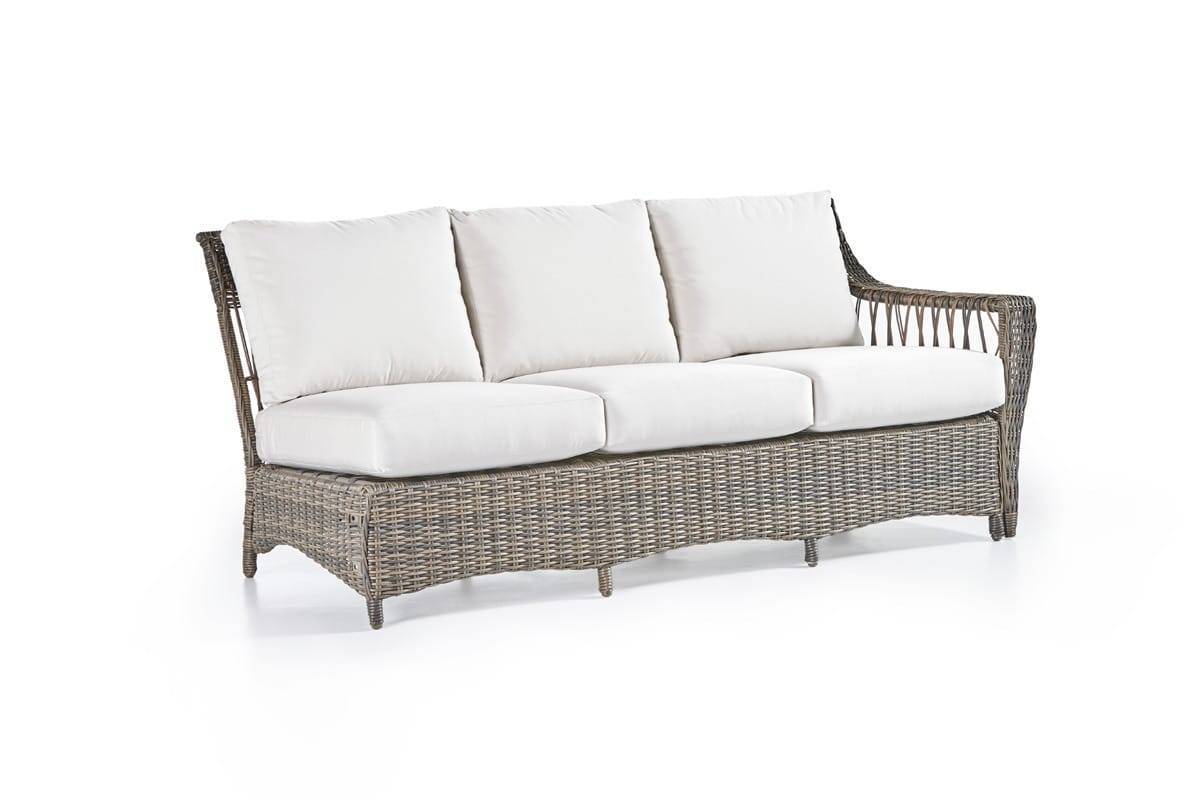 Saint John Outdoor One Arm Sofa Right-Side Facing by South Sea Rattan Model 78573