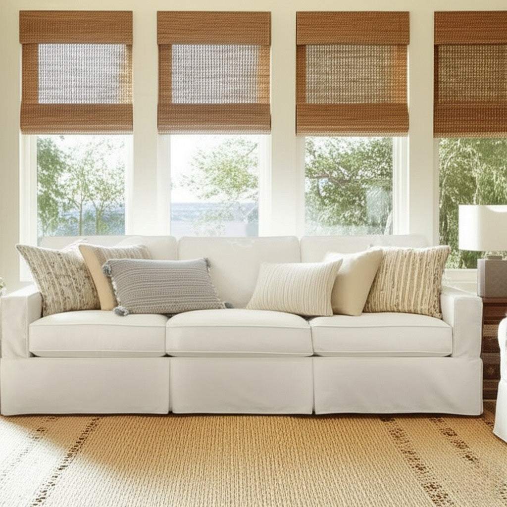 Gramercy Park 93" Estate Sofa with Slipcover by Braxton Culler Made in the USA Model 787-004XP