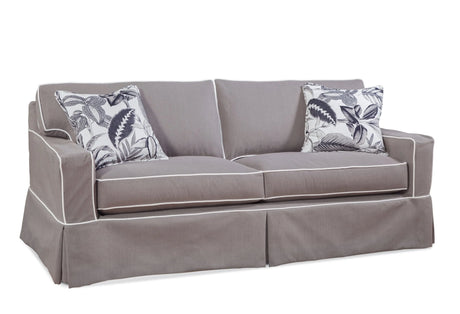 Gramercy Park 81" 2 over 2 Queen Sleeper Sofa with Slipcover by Braxton Culler Made in the USA Model 787-0152XP