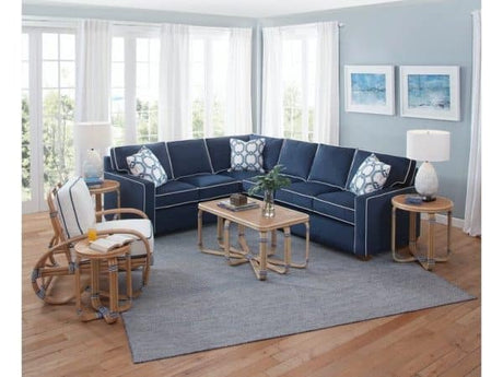 Gramercy Park Indoor Two-Piece Bumper Sectional by Braxton Culler Made in the USA Model 787-2PC-SEC4