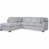 Gramercy Park Indoor Two-Piece Bumper Sectional by Braxton Culler Made in the USA Model 787-2PC-SEC1