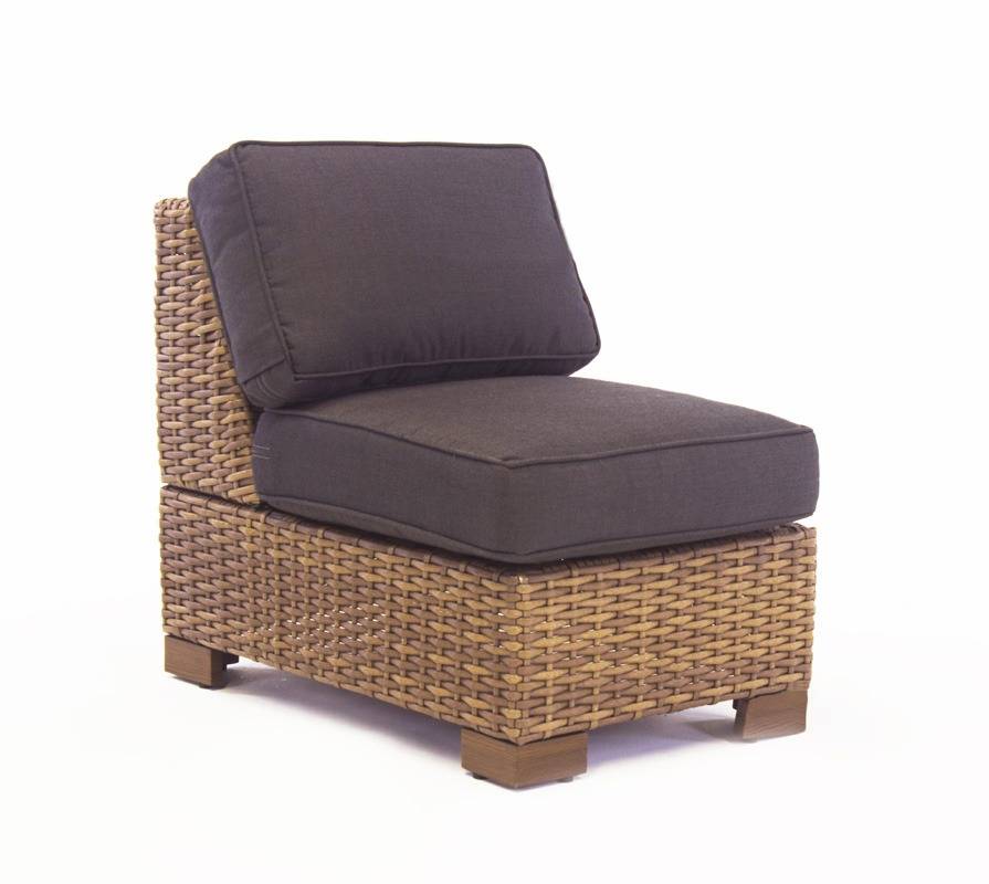 Java Outdoor Armless Sectional Piece by South Sea Rattan Model 79252