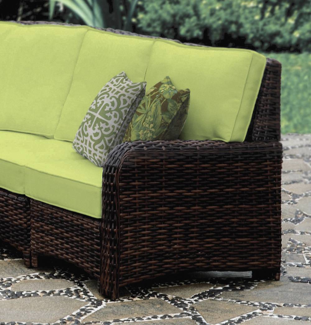 Saint Tropez All Weather Sectional End Right Side 79351 By South Sea Rattan