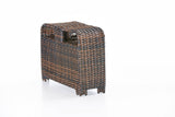 Saint Tropez All Weather Patio Wedge Pie Table Model 79355 By South Sea Rattan