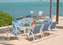 Aruba Outdoor Sling Stacking Cafe Chair by Telescope Casual Model 51-7A10