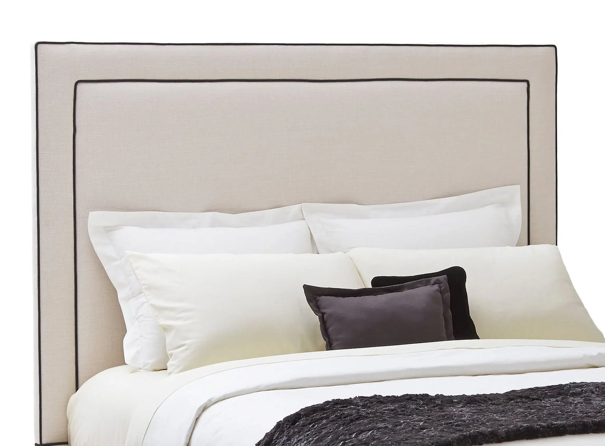 Emory King Upholstered Headboard with Nailhead Trim by Braxton Culler Made in the USA Model 808-026HSN