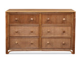 Summer Retreat Six Drawer Dresser and Mirror 2 Pc Set by Braxton Culler