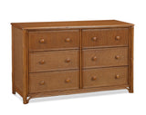 Summer Retreat Six Drawer Dresser and Mirror 2 Pc Set by Braxton Culler