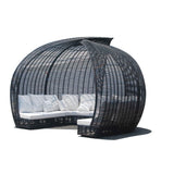 Sparta Outdoor Daybed with Sunbrella Cushion Model 84871-BMNP-CUSH by Skyline Design