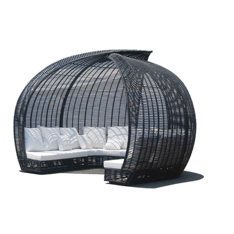 Sparta Outdoor Daybed with Sunbrella Cushion Model 84871-BMNP-CUSH by Skyline Design
