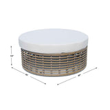 Halo Outdoor Daybed with Sunbrella Cushions Model 84886-KMNP-5PC-CUSH by Skyline Design