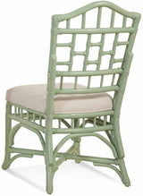 Chippendale Rattan Wicker Dining Side Chair Model 970-028 Made in the USA by Braxton Culler