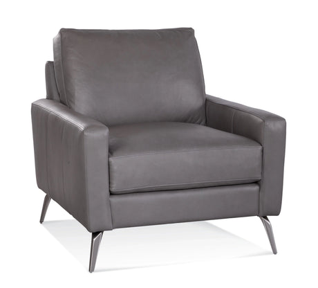 Javon Leather Chair by Braxton Culler Made in the USA Model 9707-L01