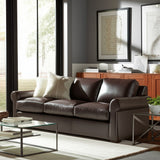 Bedford Leather Estate Sofa by Braxton Culler Made in the USA Model 9728-L04