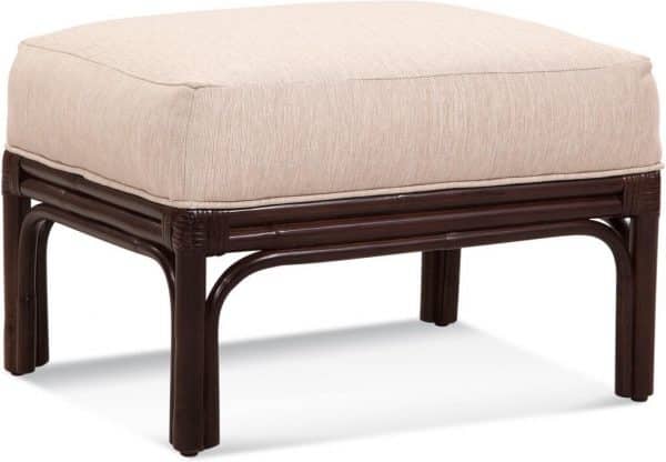 Boca Rattan Ottoman Model 973-009 by Braxton Culler