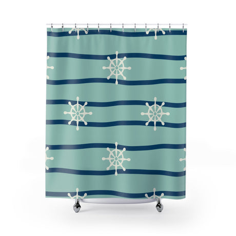 Captain's Helm Shower Curtain