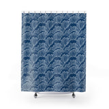 Blue Waves Shower Curtain