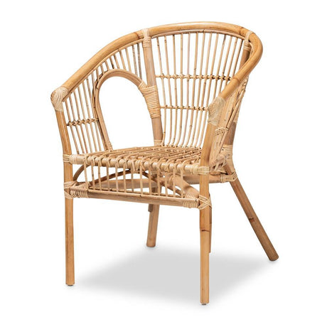 Madeira Bohemian Natural Rattan 3-Pc Living Room Set
