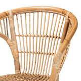 Madeira Bohemian Natural Rattan 3-Pc Living Room Set