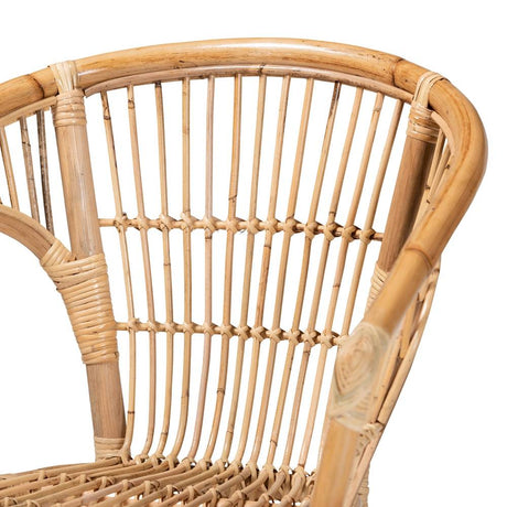 Madeira Bohemian Natural Rattan 3-Pc Living Room Set