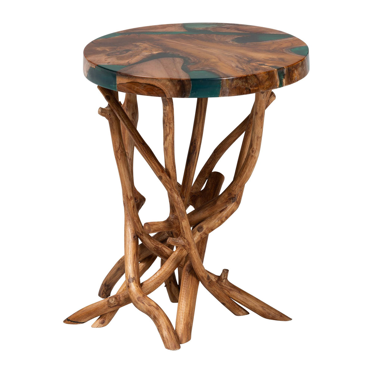 Amada Solid Teakwood End Table by Wicker Fair