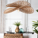 Wicker Fair Anna Tropical Ceiling Light Fixture
