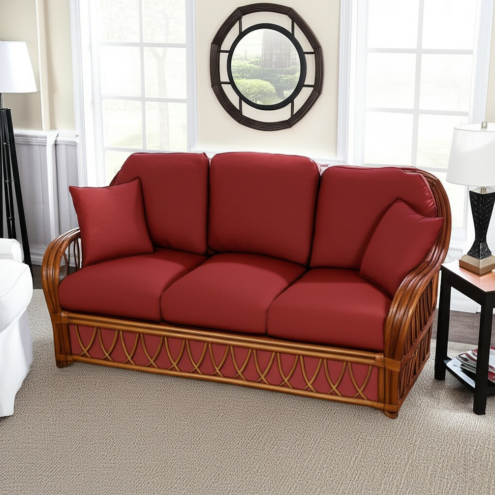 Antigua Queen Sleeper Sofa Deep Seating by South Sea Rattan Model 3116