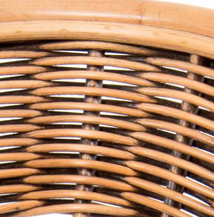 Bridgeport Rattan Swivel Barstool or Counterstool in Antique Honey