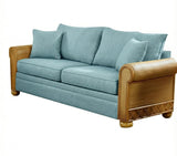 Aruba Rattan and Wicker Sofa by Stanley Chair Model 229
