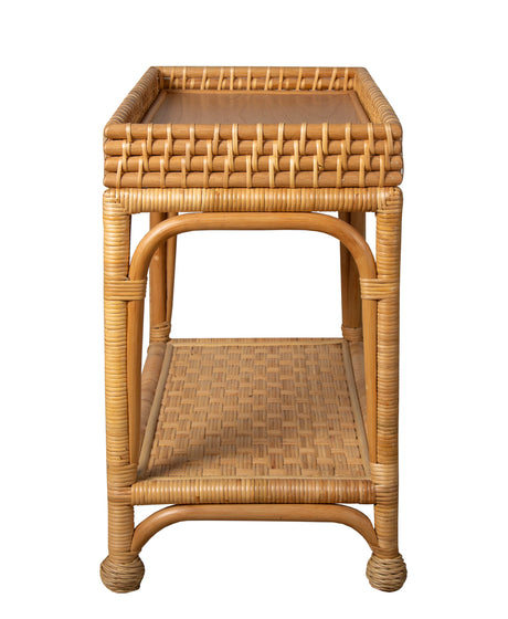 Novara Rattan Accent Table by Capris Furniture Model AT341
