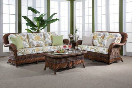 Autumn Morning Loveseat Model 2402 by South Sea Rattan