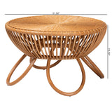 Adeel Natural Rattan Coffee Table by Wicker Fair