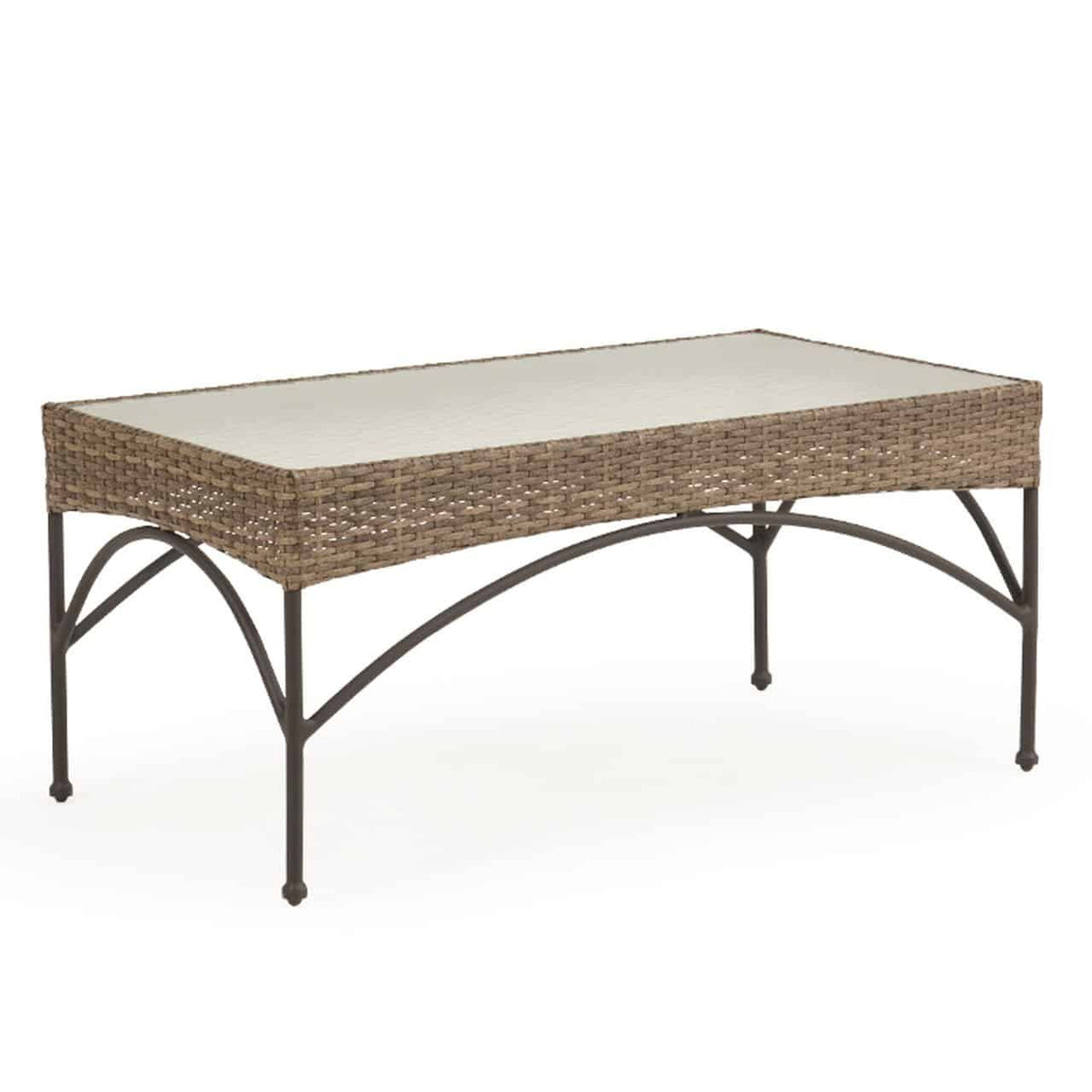 Alamo Outdoor Rectangle Wicker Cocktail Table Model 62182240CTWIL