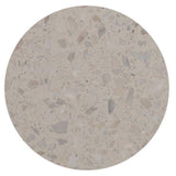 Alamo Outdoor 21" Round Wicker End Table with Stone Top Model 621821ET-RDST