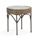 Alamo Outdoor 21" Round Wicker End Table Model 621821ET-RDWIL