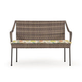 Alamo Outdoor Wicker Bench Model 621812WILCHA