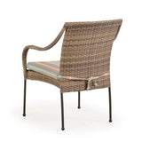 Alamo Outdoor Wicker Dining Arm Chair Model 621810WIL