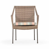 Alamo Outdoor Wicker Dining Arm Chair Model 621810WIL