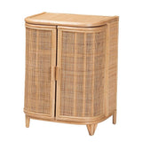 Alicia Wicker Fair Rattan Storage Cabinet