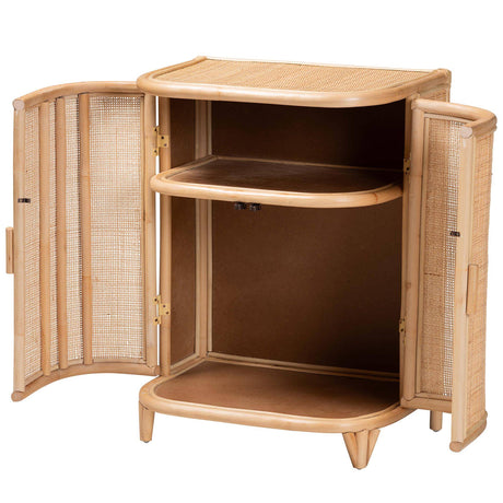 Alicia Wicker Fair Rattan Storage Cabinet