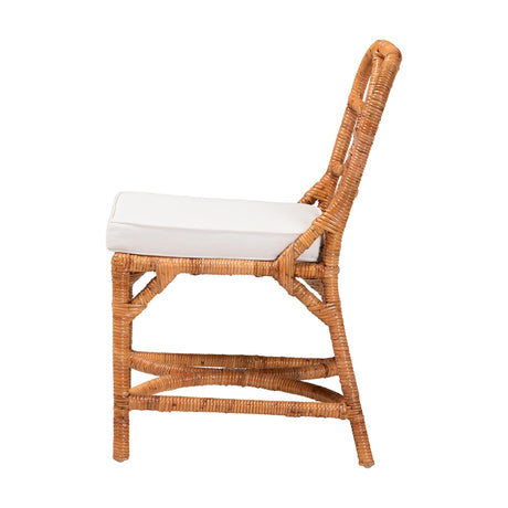 Cassandra Natural Rattan Dining Chair by Wicker Fair