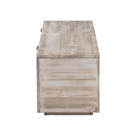 Enzo Wood Storage Trunk with Hinged Lid by Wicker Fair