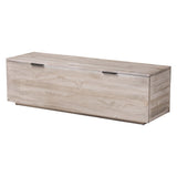 Enzo Wood Storage Trunk with Hinged Lid by Wicker Fair